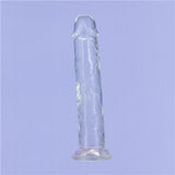 Addiction Crystal 9 Vertical Dong Clear Tpe W- Bullet "