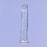 Addiction Crystal 9 Vertical Dong Clear Tpe W- Bullet "