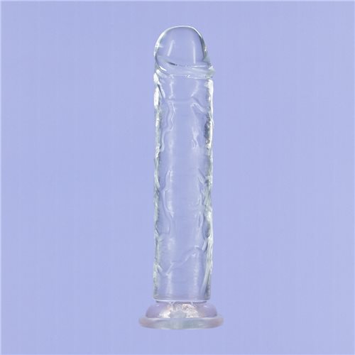 Addiction Crystal 9 Vertical Dong Clear Tpe W- Bullet "