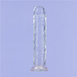 Addiction Crystal 9 Vertical Dong Clear Tpe W- Bullet "