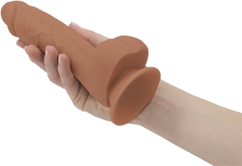 Addiction 100% Silicone Steven 7.5in Caramel - iVenuss