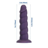 Fantasy Addiction 7in Unicorn Purple W- Bullet