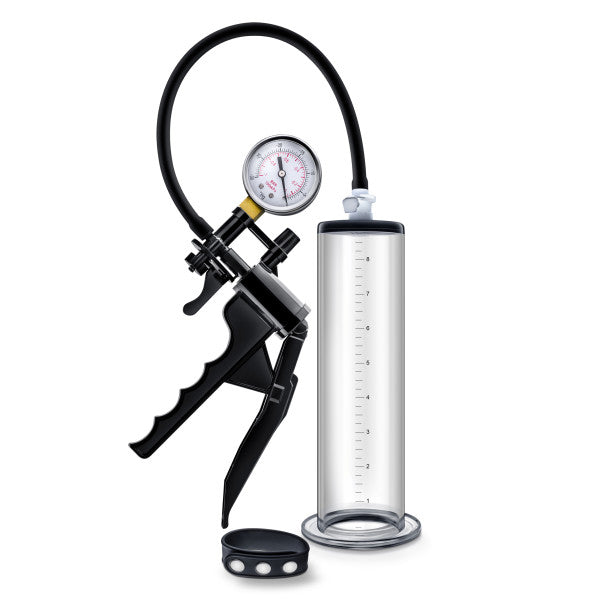 Performance Vx8 Premium Penis Pump System W- Silicone Cock Strap Clear - iVenuss