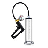 Performance Vx7 Vacuum Penis Pump W- Brass Trigger & Pressure Gauge Clear - iVenuss