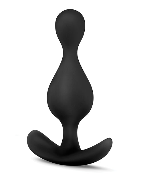 Anal Adventures Platinum Wave Plug Black - iVenuss