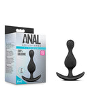 Anal Adventures Platinum Wave Plug Black