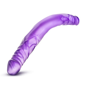 B Yours 14 Double Dildo Purple " - iVenuss