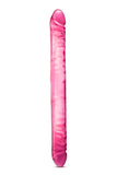 B Yours 18 Double Dildo Pink " - iVenuss
