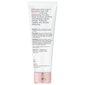 Cgc Oh Yes Clitoral Stimulant Cooling 1 Fl Oz - iVenuss