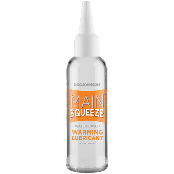 Main Squeeze Warming Water Based Lubricant 3.4 Oz - iVenuss