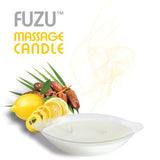 Fuzu Massage Candle Fiji Dates & Lemon Peel 4 Oz - iVenuss