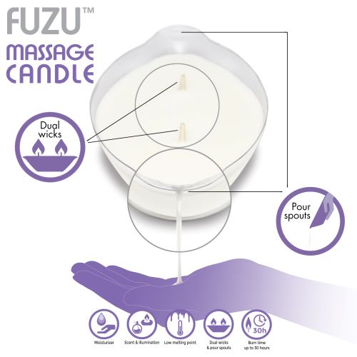 Fuzu Massage Candle Lavender Mist 4 Oz - iVenuss