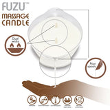 Fuzu Massage Candle Warm Vanilla Sugar 4 Oz - iVenuss