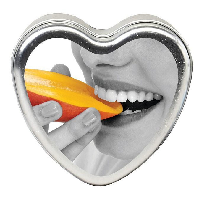 Candle 3-in-1 Heart Edible Mango Margarita 4.7 Oz - iVenuss