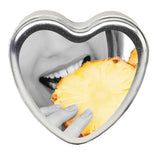 Candle 3-in-1 Heart Edible Pineapple Breeze 4.7 Oz - iVenuss