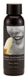 Massage Oil Edible Banana 2oz - iVenuss