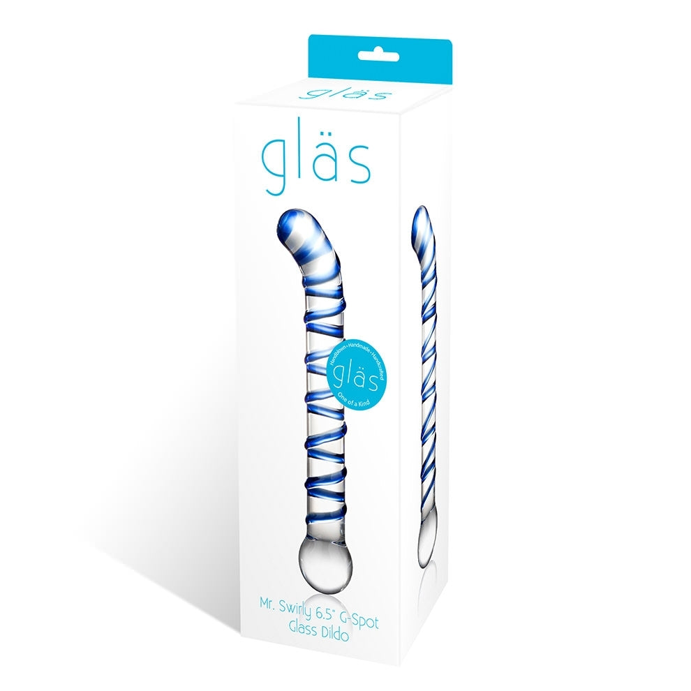 Glas Mr. Swirly 6.5 G-spot Glass Dildo " - iVenuss
