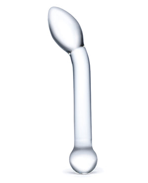 8 In Slimline G Spot Glass Dildo - iVenuss