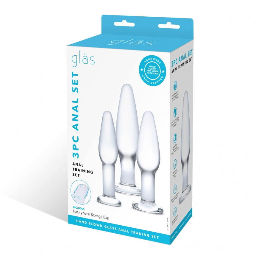 3 Pc Glass Anal Training Set - iVenuss