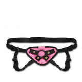 Velvet Knit Strap On Harness Pink - iVenuss