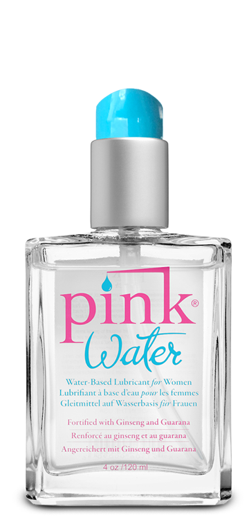 Pink Water 4 Oz Glass Bottle W- Pump - iVenuss