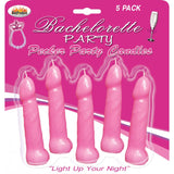 Bachelorette Party Pink Pecker Candles 5 " - iVenuss