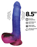 Stardust Milky Way 8.5in Dildo Vibrating