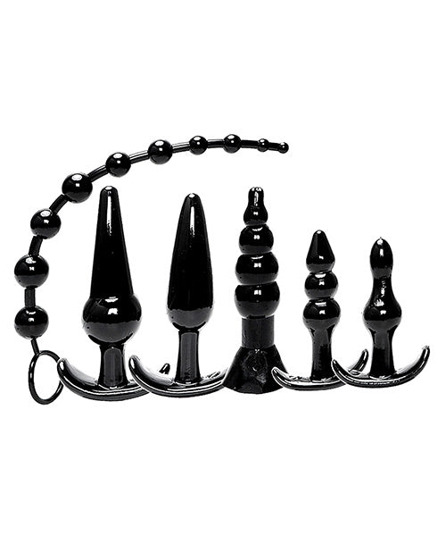 Try-curious Anal Plug Kit Black - iVenuss