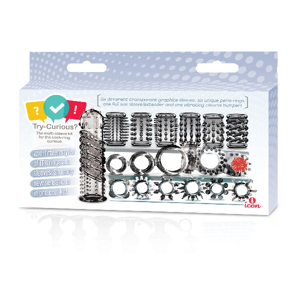 Try-curious Cock Ring & Sleeve Set - iVenuss
