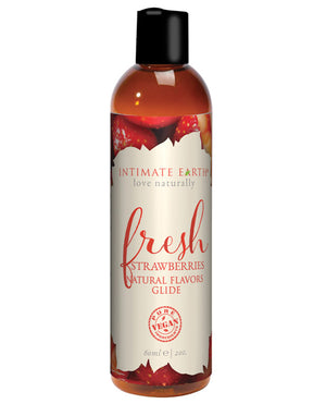 Intimate Earth Fresh Strawberries Glide 2 Oz - iVenuss