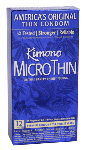 Kimono Microthin Ultrathin 12pk - iVenuss