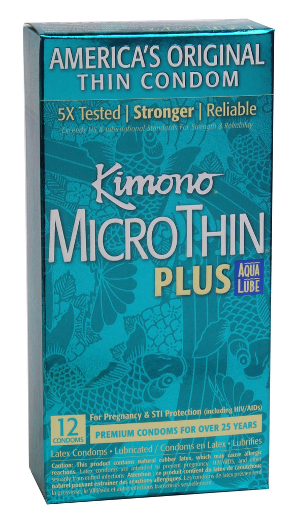 Kimono Microthin W-aqua Lube 12pk - iVenuss