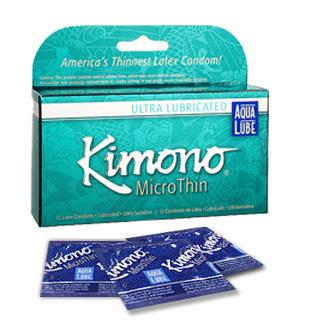 Kimono Microthin W-aqua Lube 12pk - iVenuss