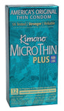 Kimono Microthin W-aqua Lube 12pk
