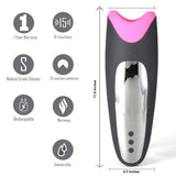 Piper Rechargeable Multi Function Masturbator W- Suction - iVenuss