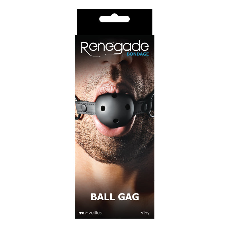Renegade Bondage Ball Gag Black - iVenuss