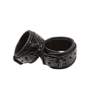 Sinful Black Wrist Cuffs - iVenuss