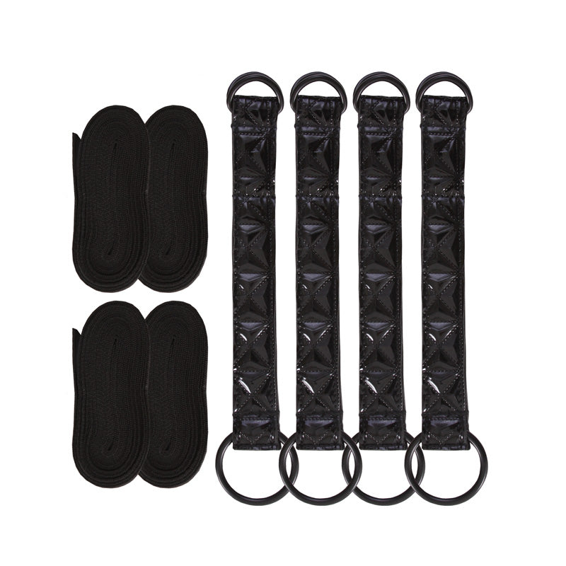 Sinful Bed Restraint Straps Black - iVenuss