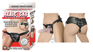 Real Cocks Universal True Fit Harness Black - iVenuss