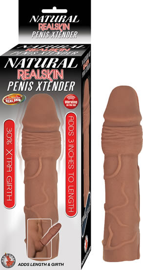 Natural Realskin Penis Xtender -brown - iVenuss
