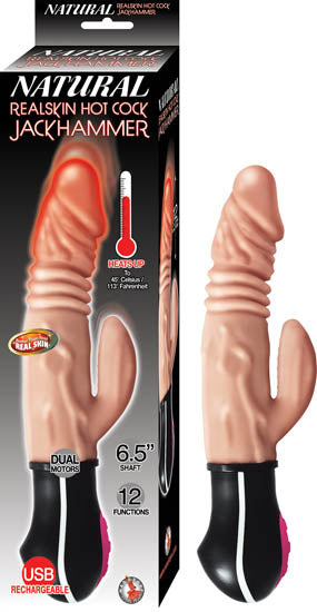 Natural Realskin Hot Cock Jackhammer - iVenuss