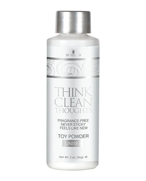 Think Clean Thoughts Toy Powder 2 Oz Bottle - iVenuss