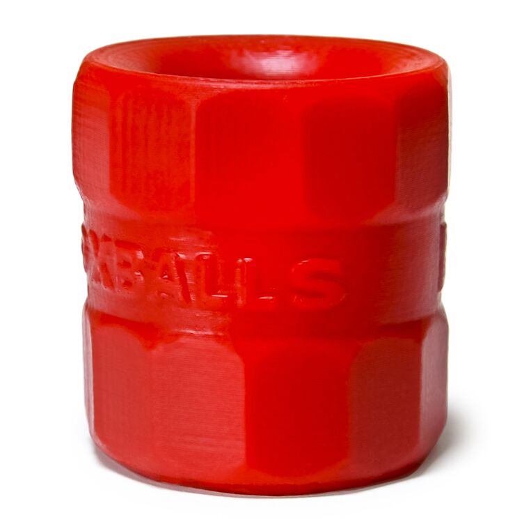 Bullballs 2 Ballstretcher Oxballs Silicone Smoosh Red - iVenuss