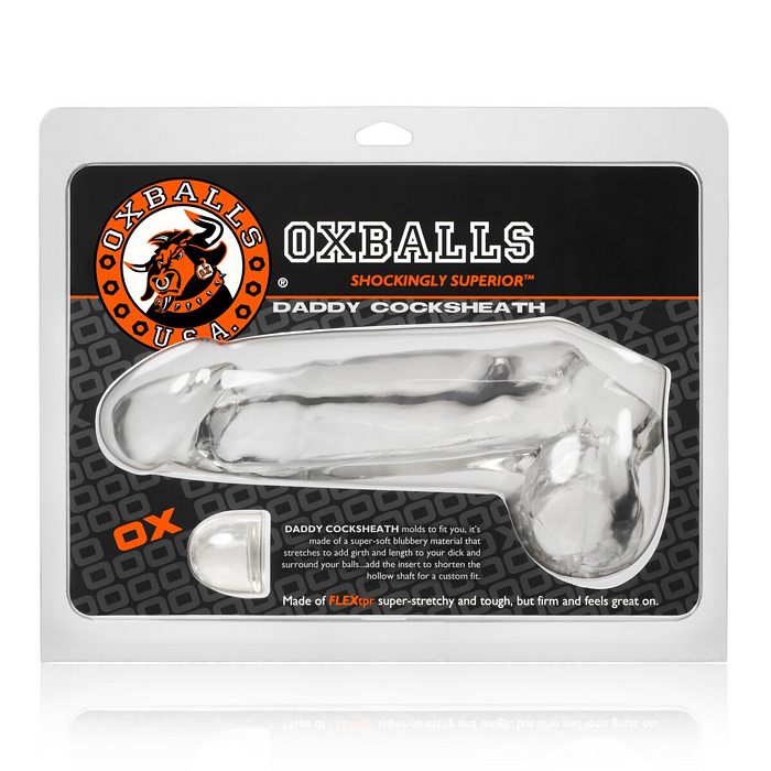 Daddy Cocksheath W-balls Oxballs Clear - iVenuss