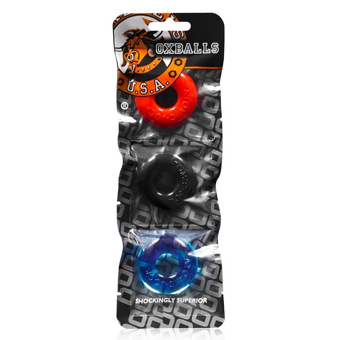Ringer 3 Pack Cockring Multi - iVenuss