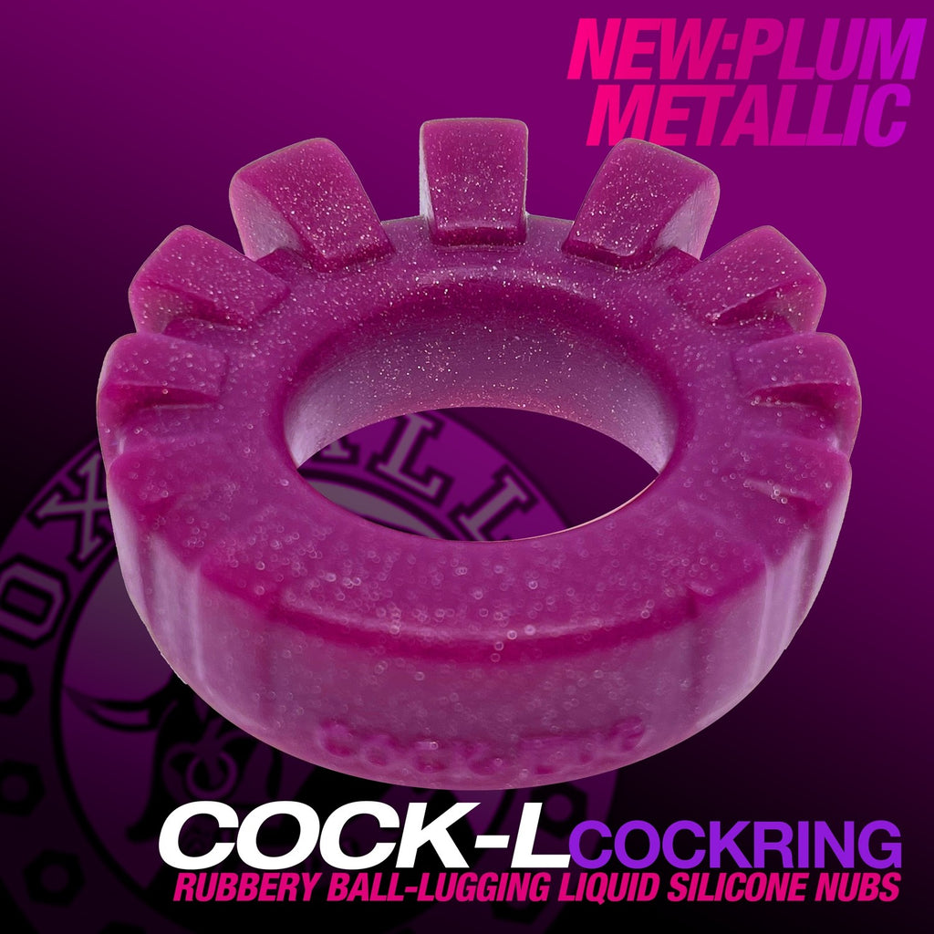 Cock-lug Lugged Cockring Plum