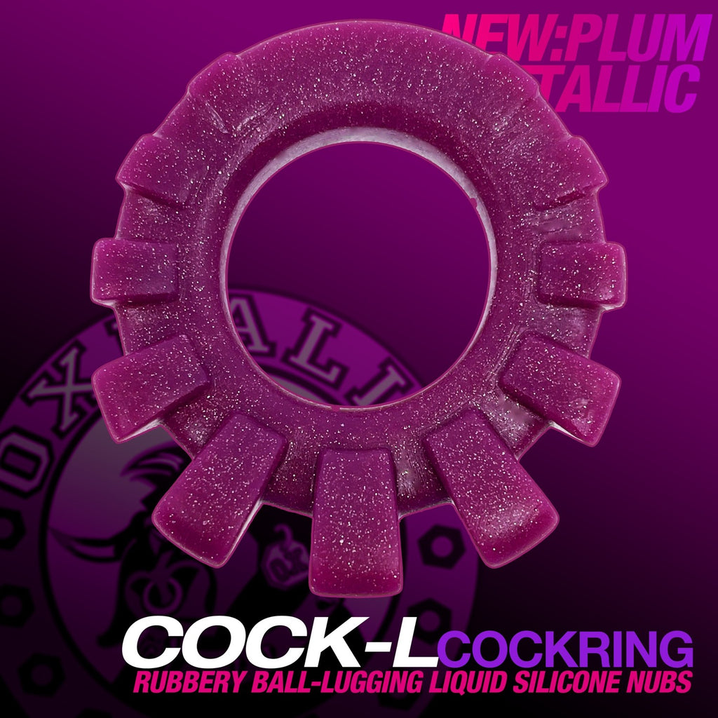 Cock-lug Lugged Cockring Plum