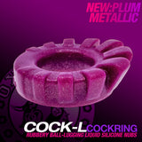 Cock-lug Lugged Cockring Plum