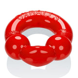 Ultra Balls Cockring 2 Pack Steel-red - iVenuss