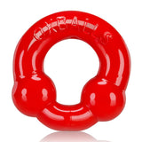 Ultra Balls Cockring 2 Pack Steel-red - iVenuss
